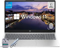 HP 15.6" Business Laptop Computer, Intel Core i5-1334U(10-Core), 16GB RAM 512GB Storage (256GB SSD+256GB Docking Station), Windows 11, Fingerprint Reader, Backlit Keyboard, SageNova Earphones, Silver