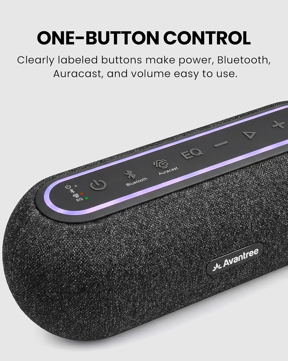 Avantree Harmony A2 – Wireless Auracast Speaker System for Whole-Home Background Audio, Expandable Setup, One-Button Control, Bluetooth/Optical/AUX Input, for Restaurants, Stores & Small Venues