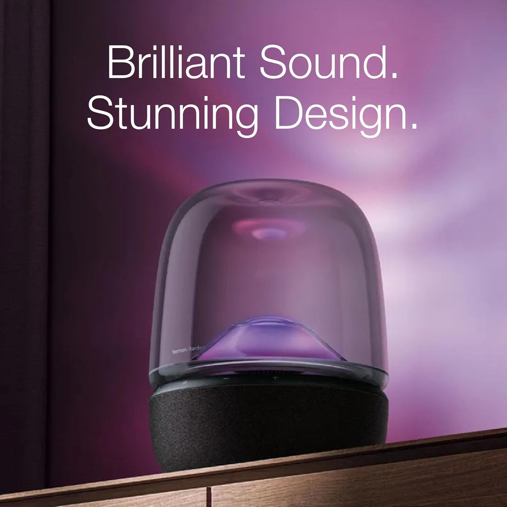 Harman Kardon Aura Studio 5 - Bluetooth Home Speaker - Constant Sound Field with 3-Way Speaker & 360-Degree Lighting - Music Streaming & Auracast Multi-Speaker Connection