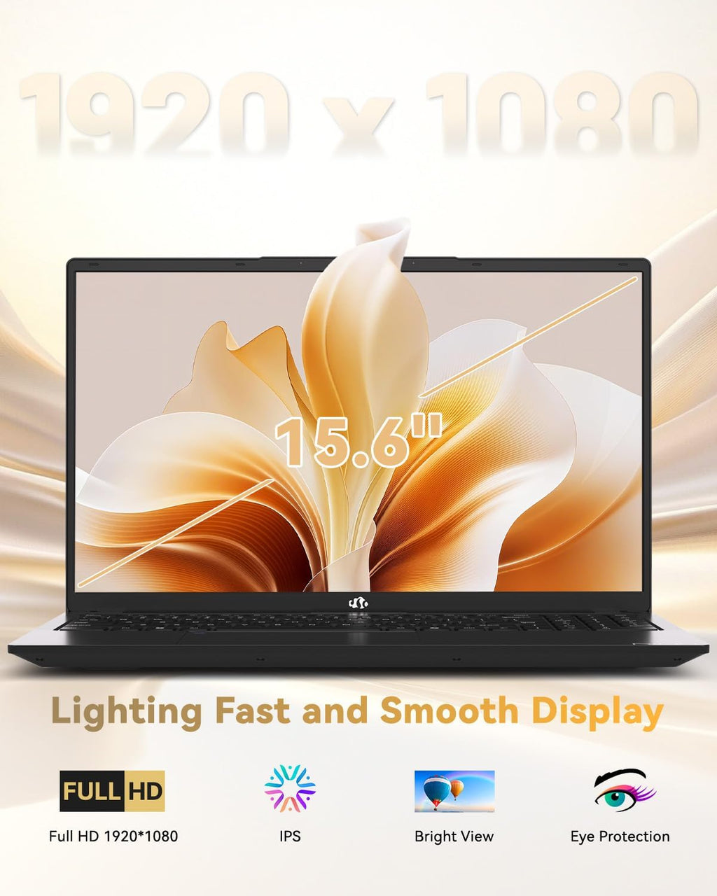 NIMO 15.6" Light-Gaming-Laptop, 8 Cores AMD Ryzen 7 Pro 6850U 32GB RAM 1TB SSD (Beat i7-1360P Up to 4.7GHz) Radeon 680M 100W Fast PD FHD Backlit Keyboard for Content Creators & Student 2-Yr Warranty