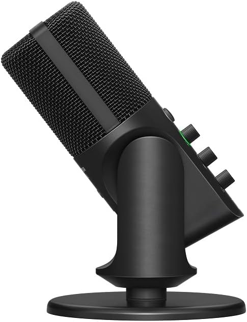 SENNHEISER Professional Profile - USB Cardioid Condenser Microphone & Table Stand, 1.2 m USB-C Cable - Mute Button, Built-in Headphone Jack, Gain, Mix & Volume Control, for PC & Mac,Black