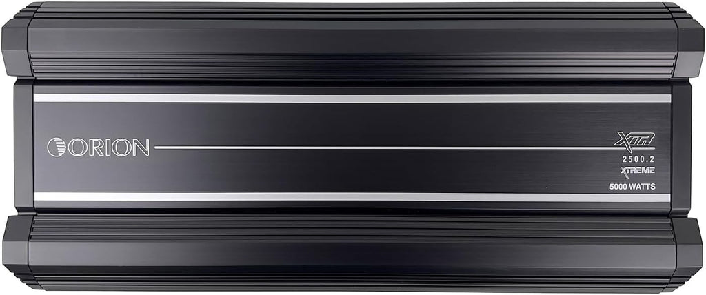 Orion XTR Series XTR2500.2 High Power Class A/B 2-Channel Amplifier - 2500W RMS, 2/4 Ohm Stable, High/Low Pass Crossover, Bass Boost Control, MOSFET Power Supply, Bass Knob Included, Made in Korea