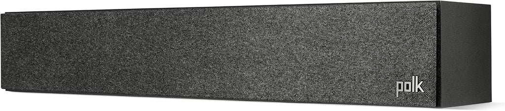 Polk Monitor XT35 Slim Center Channel Speaker - Hi-Res Audio Certified, Dolby Atmos & DTS:X Compatible, 1" Terylene Tweeter & Four 3" Dynamically Balanced Woofers, Wall-Mountable, Midnight Black