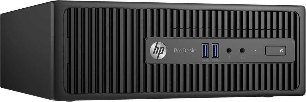 HP ProDesk 400 G3 SFF Desktop Computer PC, 6th Gen Core 3.70 GHz, 8 GB RAM, 256 GB SSD, Keyboard and Mouse, Wi-Fi, Bluetooth, Windows 11 Pro (Renewed)
