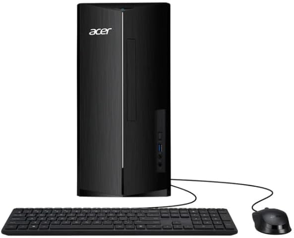 acer Aspire Business Desktop | 14th Gen Intel Core i5-14400 Processor | 16GB DDR5 RAM, 1TB Storage(512GB SSD & 500GB HDD) | WiFi6+Bluetooth5.1 | Keyboard+Mouse | Windows 11 Pro