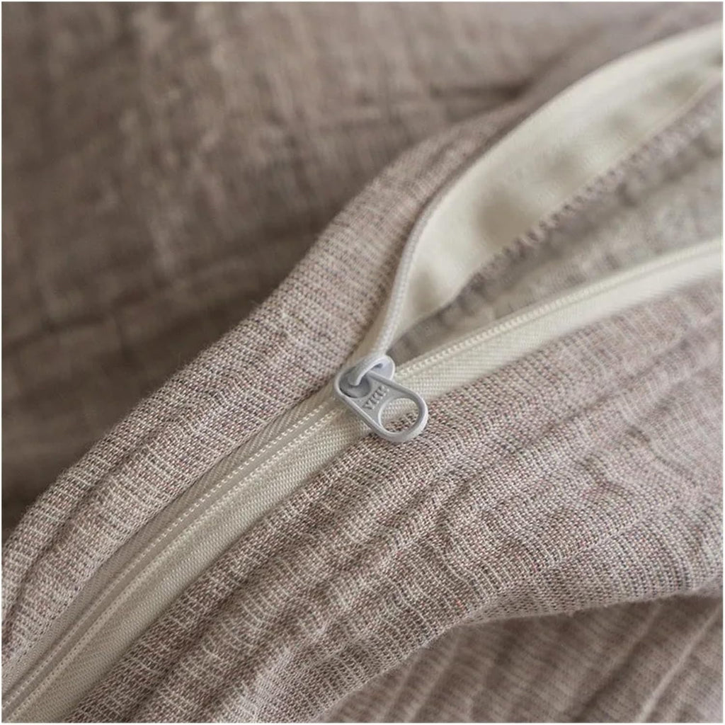 Natural Health Cotton and Linen Bedding Set Plain Color Super Soft Breathable Double Queen King Duvet Cover Bed Sheet Pillowcase,Bedding