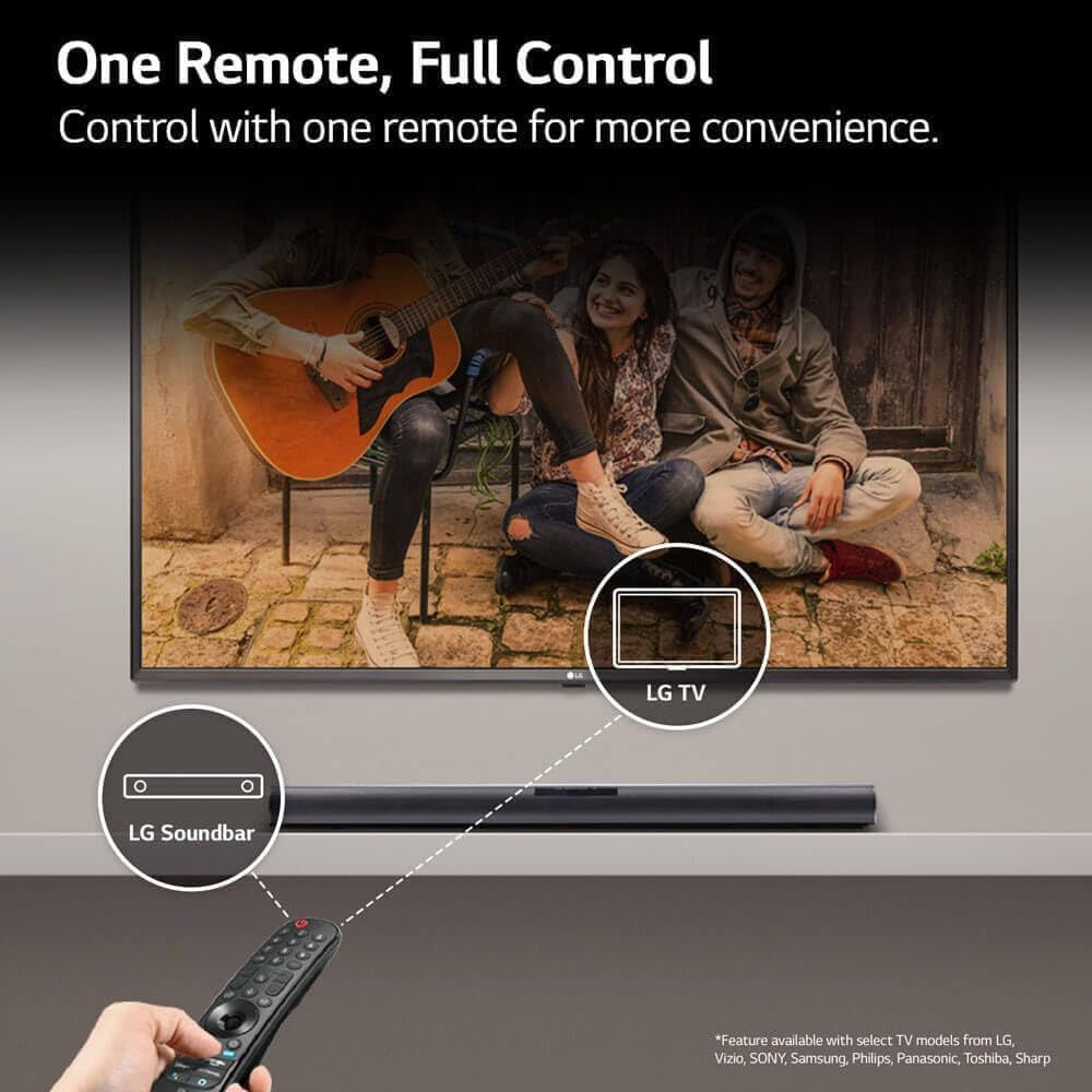LG SQC4RKIT1 4.1 Channel Home Theatre Soundbar System, Wireless Subwoofer & Rear Speakers, Dolby Digital, Bluetooth