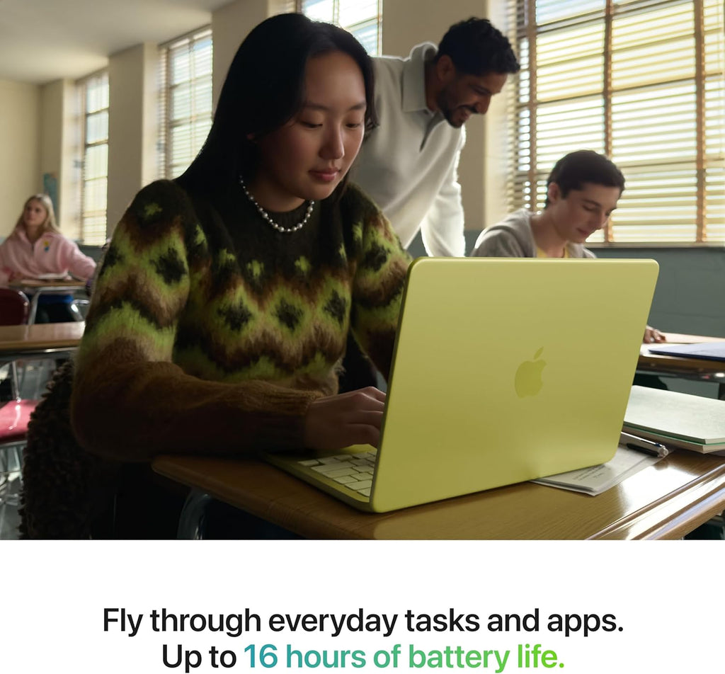 Apple 2026 MacBook Neo 13-inch Laptop with A18 Pro chip: Built for AI and Apple Intelligence, Liquid Retina Display, 8GB Unified Memory, 256GB SSD Storage, 1080p FaceTime HD Camera; Citrus
