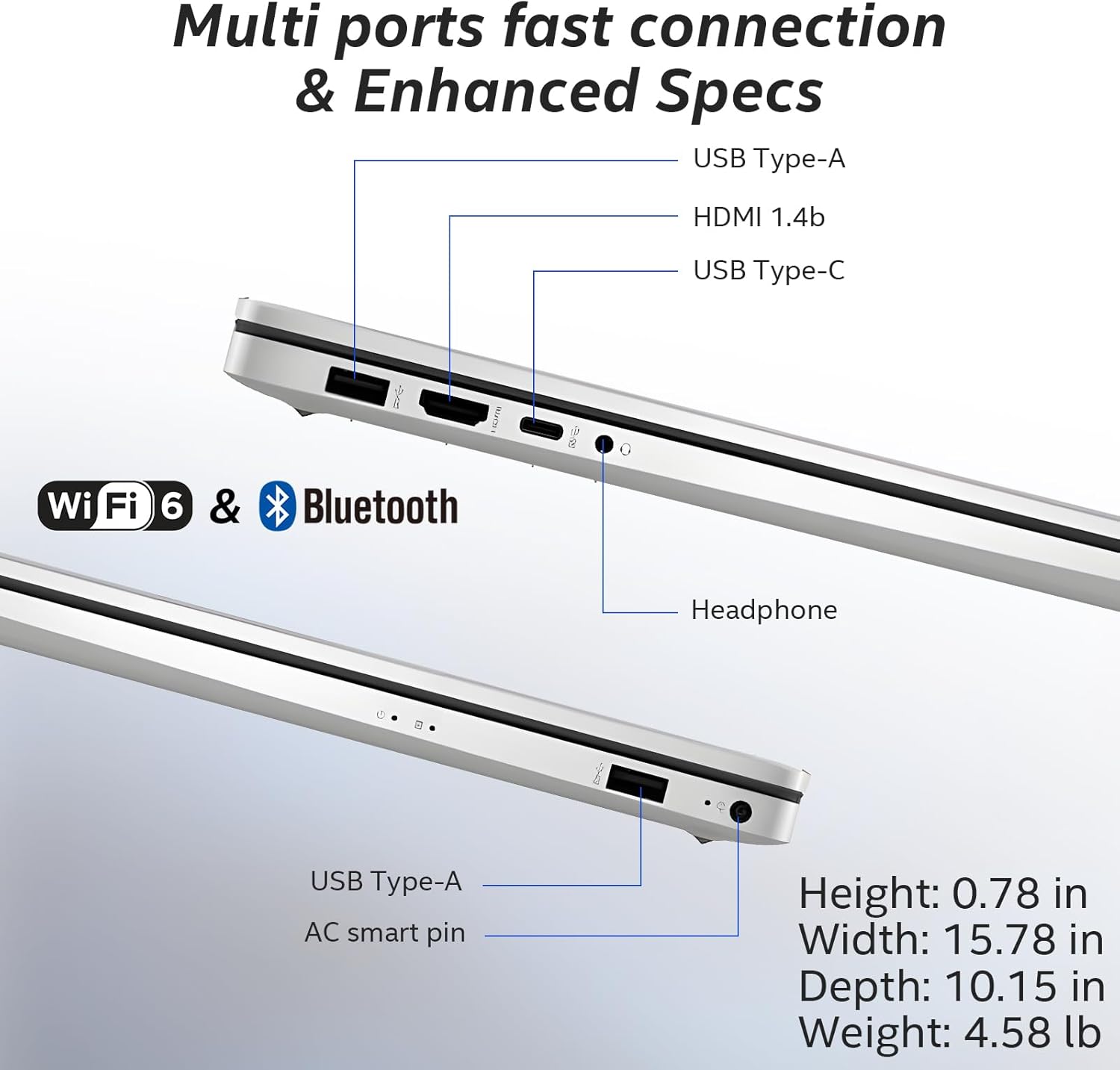 HP 17 inch laptops, AMD Ryzen 5 7430U(Beats i7-1165G7), 32GB RAM 1TB NVMe SSD Windows 11 Pro, 17.3" FHD IPS, Copilot AI, Numeric Keyboard, Type-c, Patented KB Kit