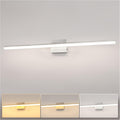L LOHAS LED 48-Inch Bathroom Vanity Light Bar Over Mirror, Brushed Nickel Modern Bathroom Light Fixtures, 3CCT Adjustable LED Vanity Lights for Living Room Wall