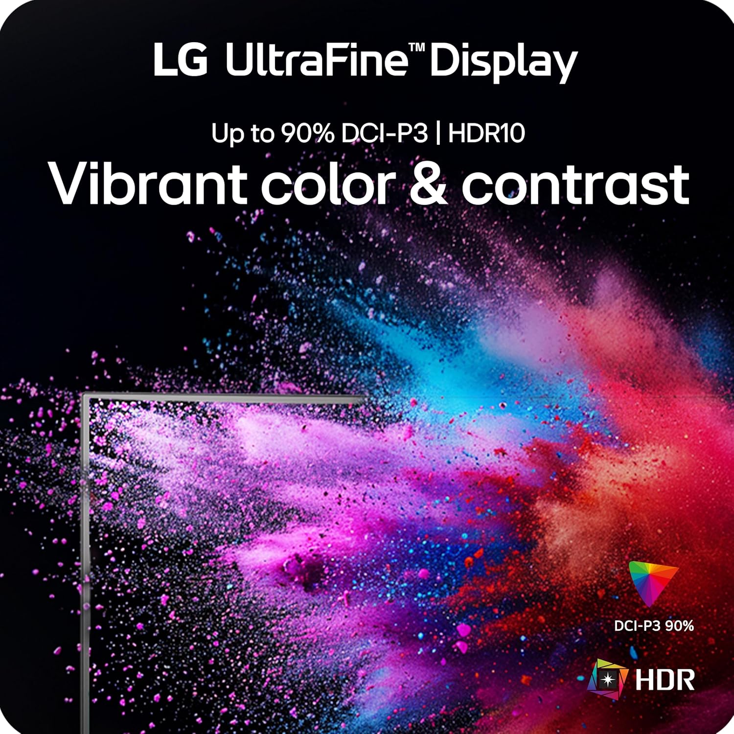 LG 32UR550K-B 32-inch Ultrafine 4K UHD (3840 x 2160) Computer Monitor, HDR10, 60Hz, HDMI, DisplayPort, Tilt/Height/Pivot Adjustable Stand, Black
