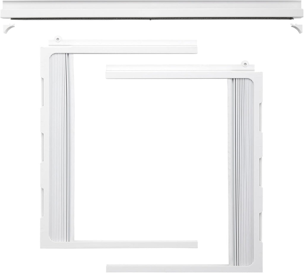 LG 8,000 BTU Smart Window Air Conditioner with Dehumidifier, 115V, Window AC for Medium Rooms up to 350 Sq. Ft., Window Unit AC with Remote Control, 3 Speeds, Auto-Restart, 24-Hour Timer, White
