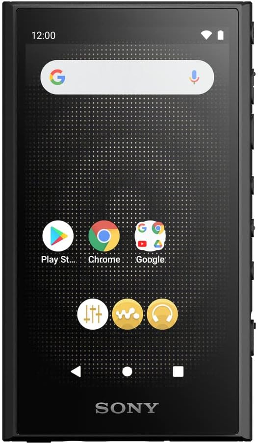 Sony NW-A306 Walkman 32GB Hi-Res Portable Digital Music Player with Android, up to 36 Hour Battery, Wi-Fi & Bluetooth and USB Type-C – Black NW-A306/B, Black