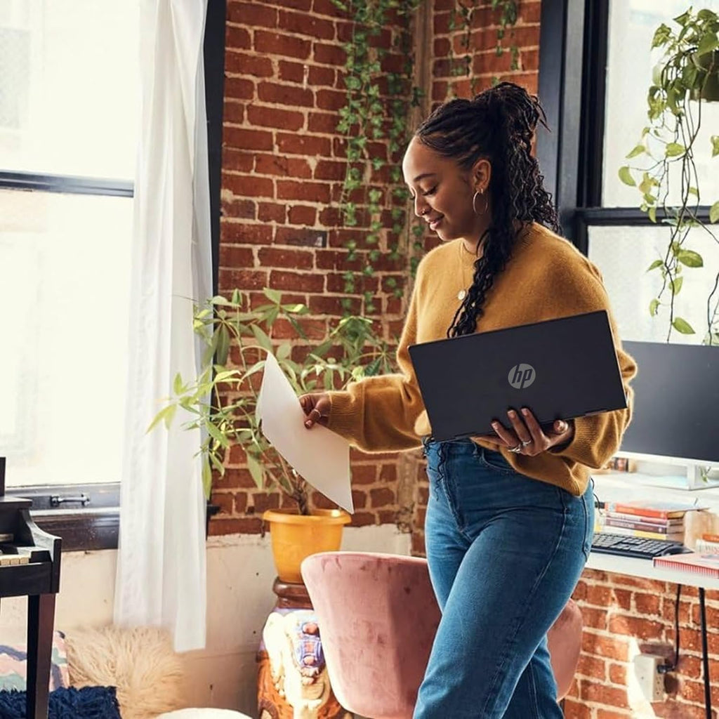 HP 15 Laptop(Include 1 Year Office 365), 16GB RAM, 256GB SSD, 15.6" FHD 1080p IPS Display, AMD Athlon Silver 3050U Processor, Ethernet Port RJ-45, SD Card Reader, Windows 11 Pro, WOWPC Recovery USB