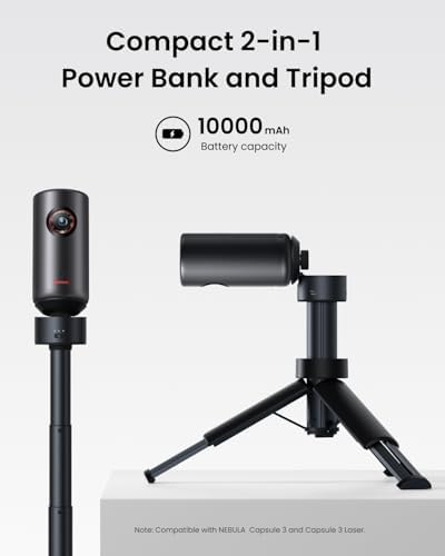 Nebula Capsule 3 Laser With Nebula Capsule Power Bank Tripod