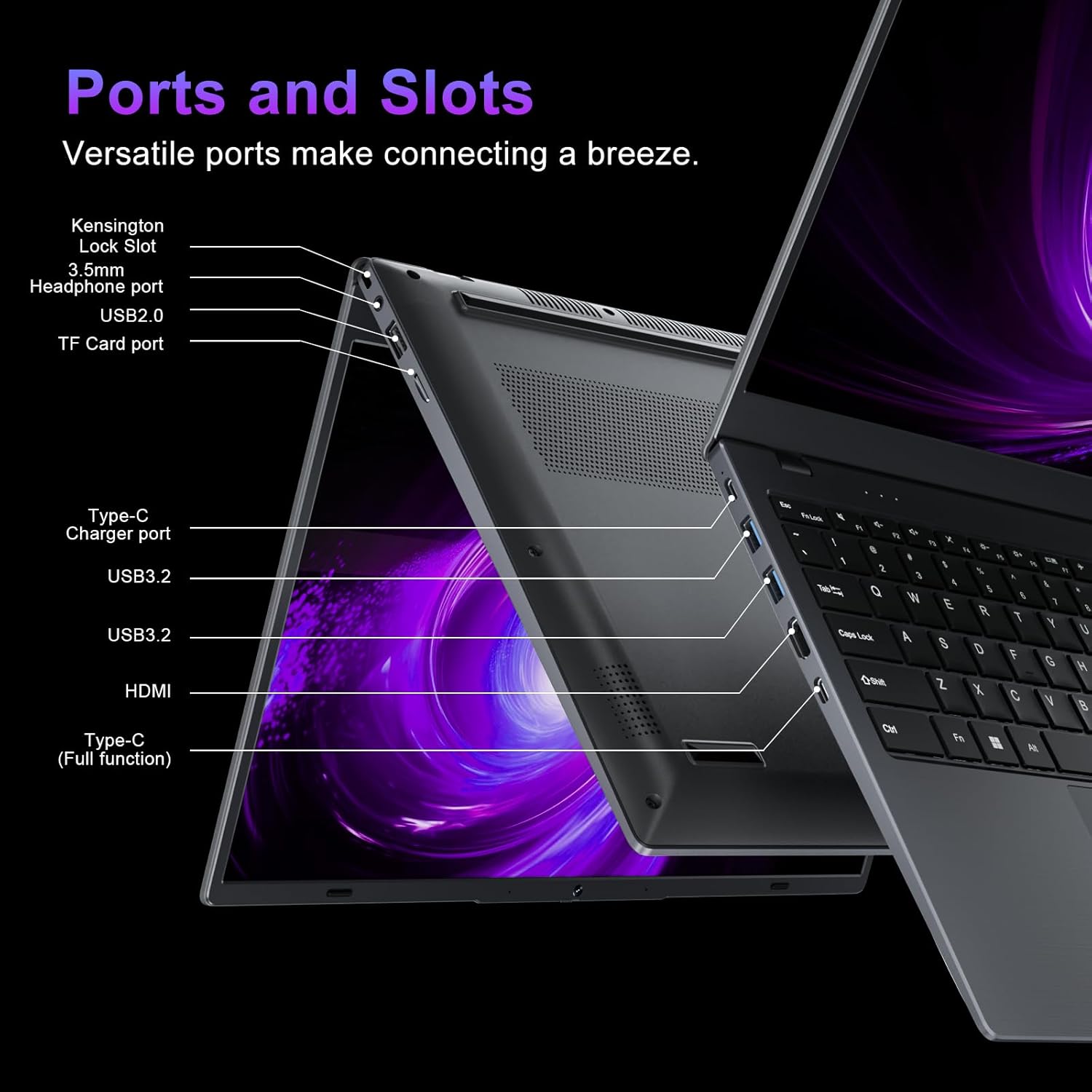 Laptop Computer 15.6 Inch, 8GB RAM 256GB SSD, Pentium 6500Y Processor Up to 3.4GHz, FHD IPS Display, WiFi 5, Type-C, Laptop for Students, Business & Home Office
