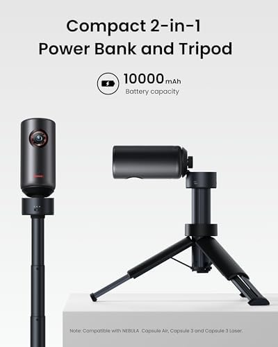 Nebula Capsule 3 With Nebula Capsule Battery Tripod(Black)