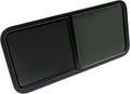HECASA 48" W x 22" H Horizontal Slide RV Window Replacement W/Net Screen For Cargo Travel Trailer, Camper, Cargo Van
