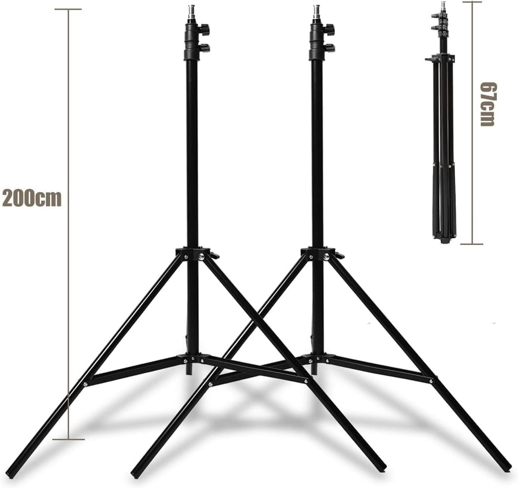 Godox 750W Professional Studio Strobe Flash Light Kit, 3-Light Godox Strobe Lighting Kit for Photography, 3x250W 5600K Monolights with Strobe Trigger, Softbox, Light Stands, Boom Arm