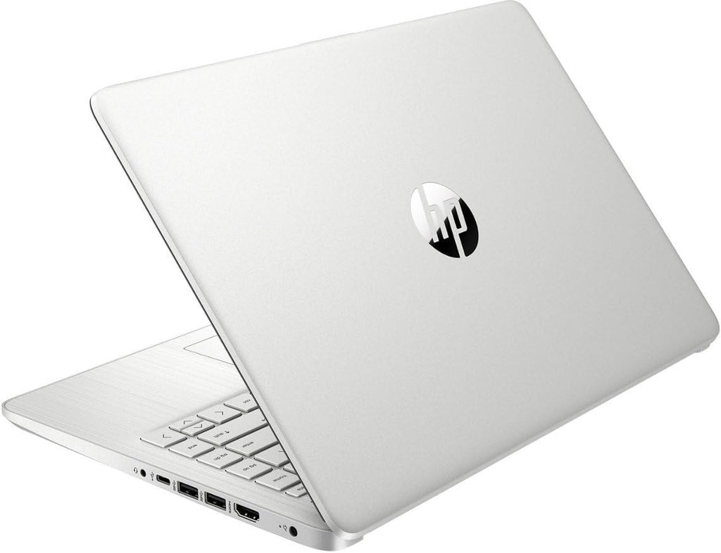 HP 14" HD Student Business Laptop, Intel Quad-Core N4120, 16GB RAM, 384GB Storage, (128GB eMMC+256GB SD Card), 1 Year Office 365, Slim Design, Webcam, HDMI, Bluetooth, WiFi, Win 11 S, Silver