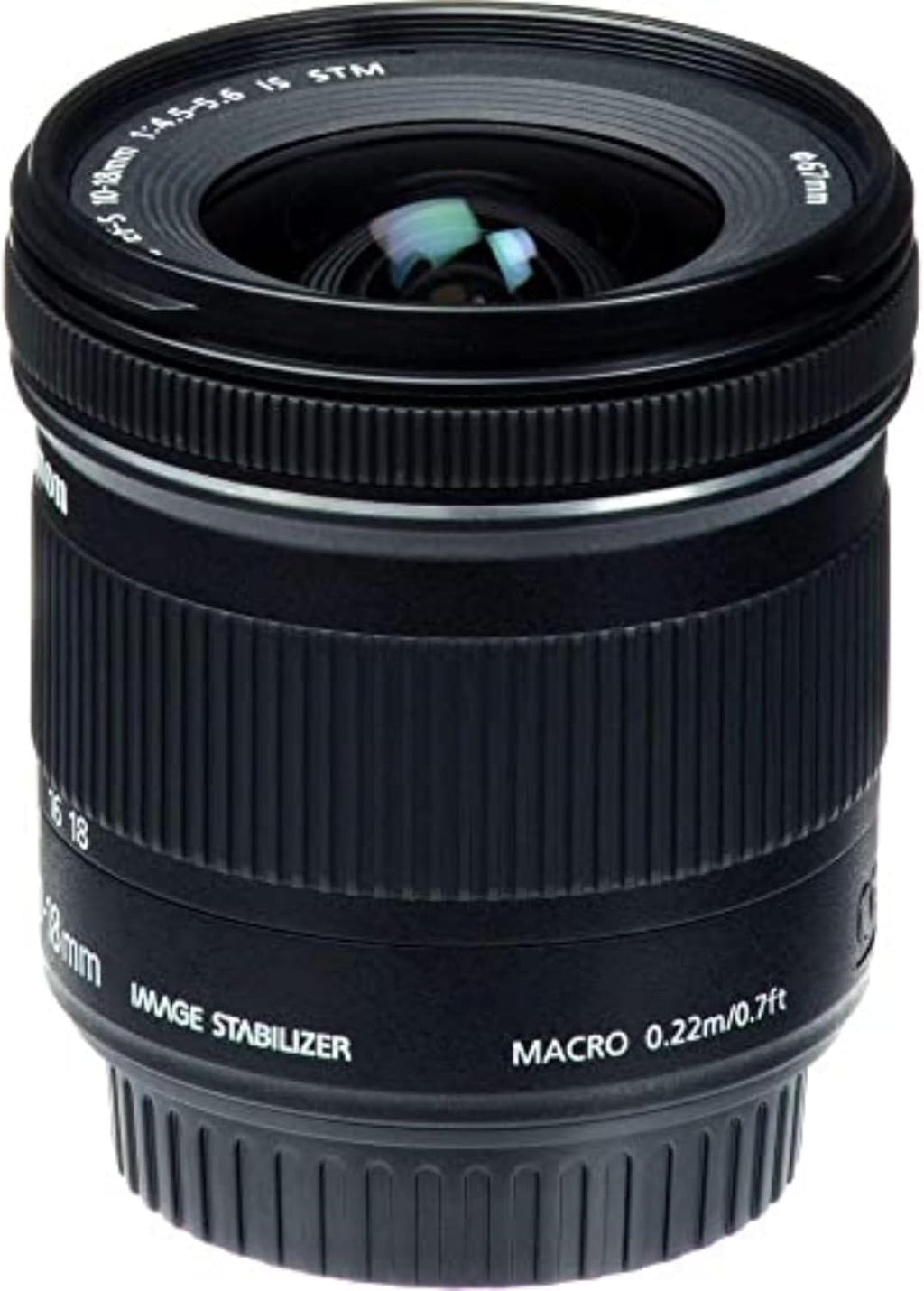 Canon EF-S 10-18mm f/4.5-5.6 is STM Lens, Lens Only