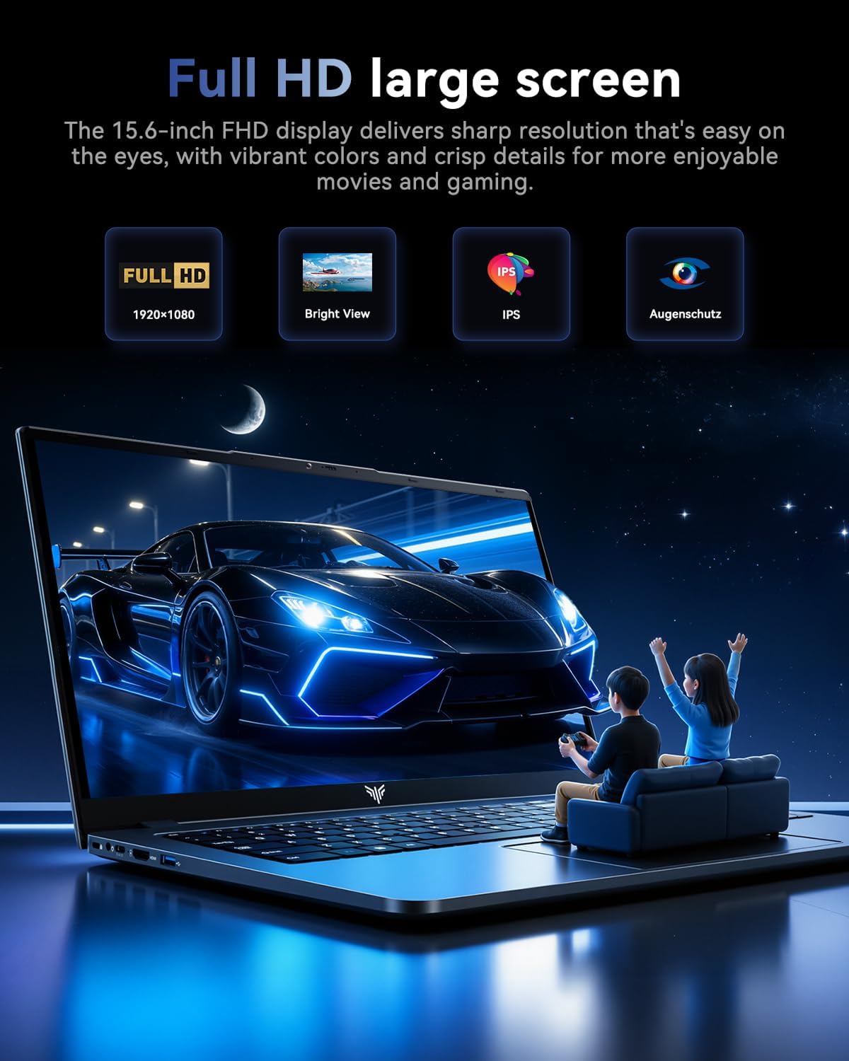 Laptop with Windows 11,15.6 inch Laptop Computer with Intel 12-Core i5 Processor (Up to 4.5GHZ),16GB RAM 512GB SSD,WiFi 6, Webcam,Intel Iris Xe Graphics,High Performance Laptops for Student,Business