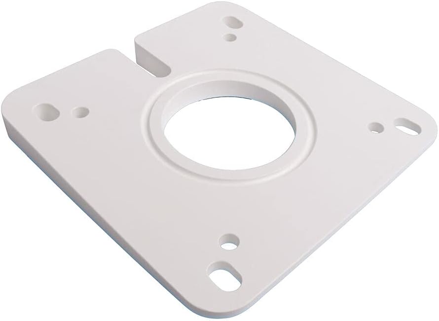 SEAVIEW Direct Radar Mount Angled Wedge | 4° Angle Below Horizontal for Improved Radar Performance | Pre-drilled for Major Radar Brands | Marine-Grade Polymer Construction