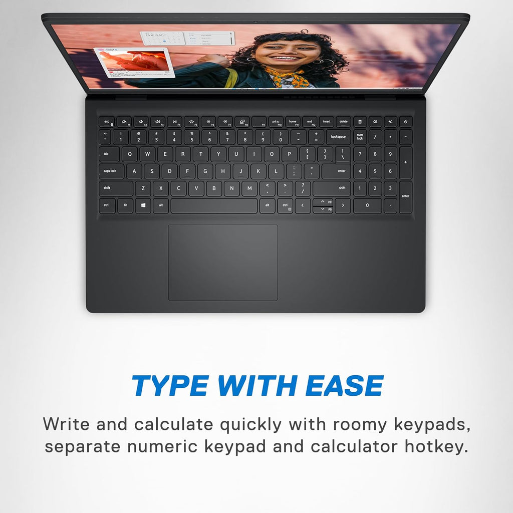Dell Inspiron 3530 Laptop - 15.6-inch FHD (1920x1080) Display, Intel Core i3-1305U Processor, 8GB DDR4 RAM, 512GB SSD, Intel UHD Graphics, Windows 11 Home, Onsite Service - Carbon Black