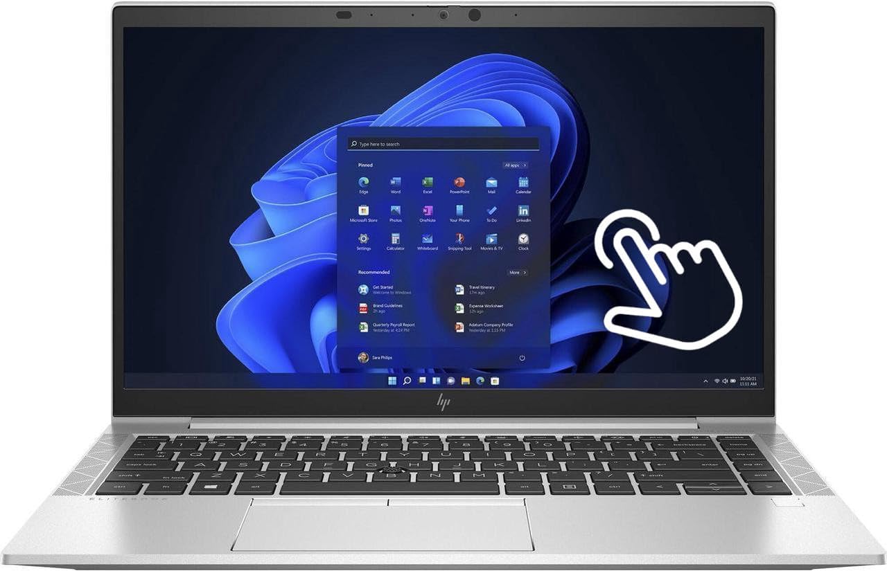 HP Elitebook 840 G8 Business Laptop, 14" 1920 x 1080 FHD Touch, Intel Core i5-1135G7 2.4GHz up to 4.2GHz, 16GB RAM, 256GB M.2 SSD, Windows 11 Pro (Renewed)