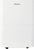 Hisense 35 Pint Compact Portable Dehumidifier with Slide-Out Bucket, Energy Efficient Quiet Humidity Absorber for Bathroom Bedroom Garage Attic Home Crawl Space, 3000 Sq. Ft.