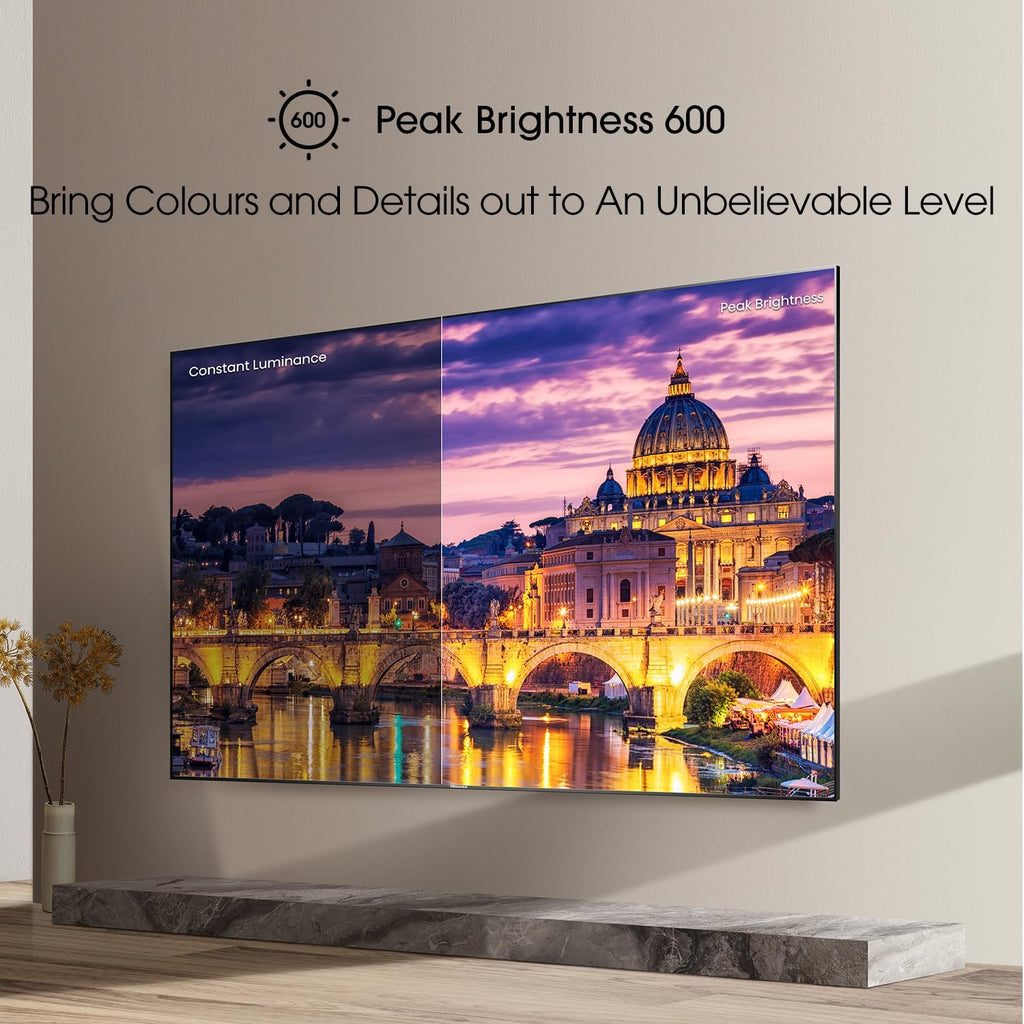 Hisense 65” Class U6 Series ULED 4K UHD Smart Fire TV (65U6HF, 2024) - QLED, Full Array Local Dimming, 600-Nit, Dolby Vision HDR 10+, HDMI 2.1, MEMC, 240 Motion Rate with VRR, Alexa Compatibility