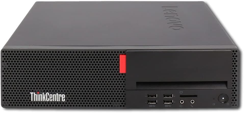Lenovo ThinkCentre M910s SFF Desktop Computer - Intel Core i5 7th Gen Processor 16GB RAM 512GB SSD Windows 11 Pro WiFi & Bluetooth Dual DisplayPort HDMI Adapter (Renewed)