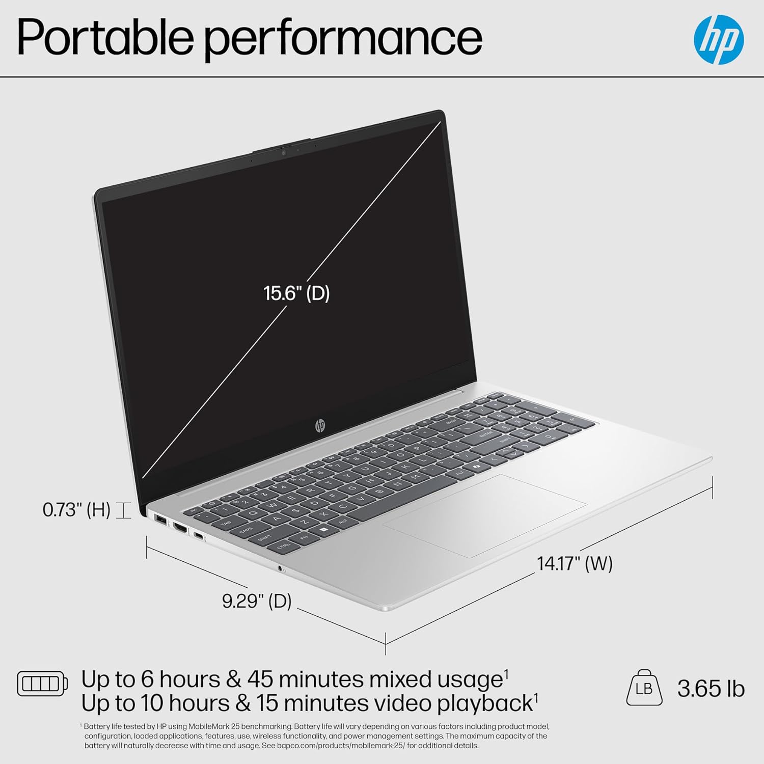 HP 15.6" FHD Touchscreen Laptop 2026, Intel i5-1334U, 8GB RAM, 512GB SSD, Long Battery Life, Portable for Students & Business, Office 365, Numeric Keypad, Fast Charge, Windows 11 Home, Silver