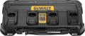 DEWALT Battery Charger 12V MAX, 20V MAX, FLEXVOLT 20V/60V MAX, 4 Amp, Fast Charger, Multiport Simultaneous Charging Station (DCB1404)