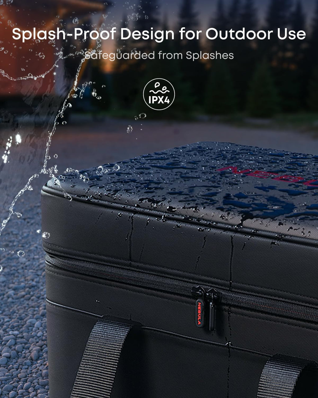 NEBULA X1 Carry Case, Designed X1 Bundle, All-in-One Storage, IPX4 Waterproof, Durable and Drop-Proof, Premium Quality, Hand and Shoulder Straps, Travel-Ready for Portable Outdoor Use