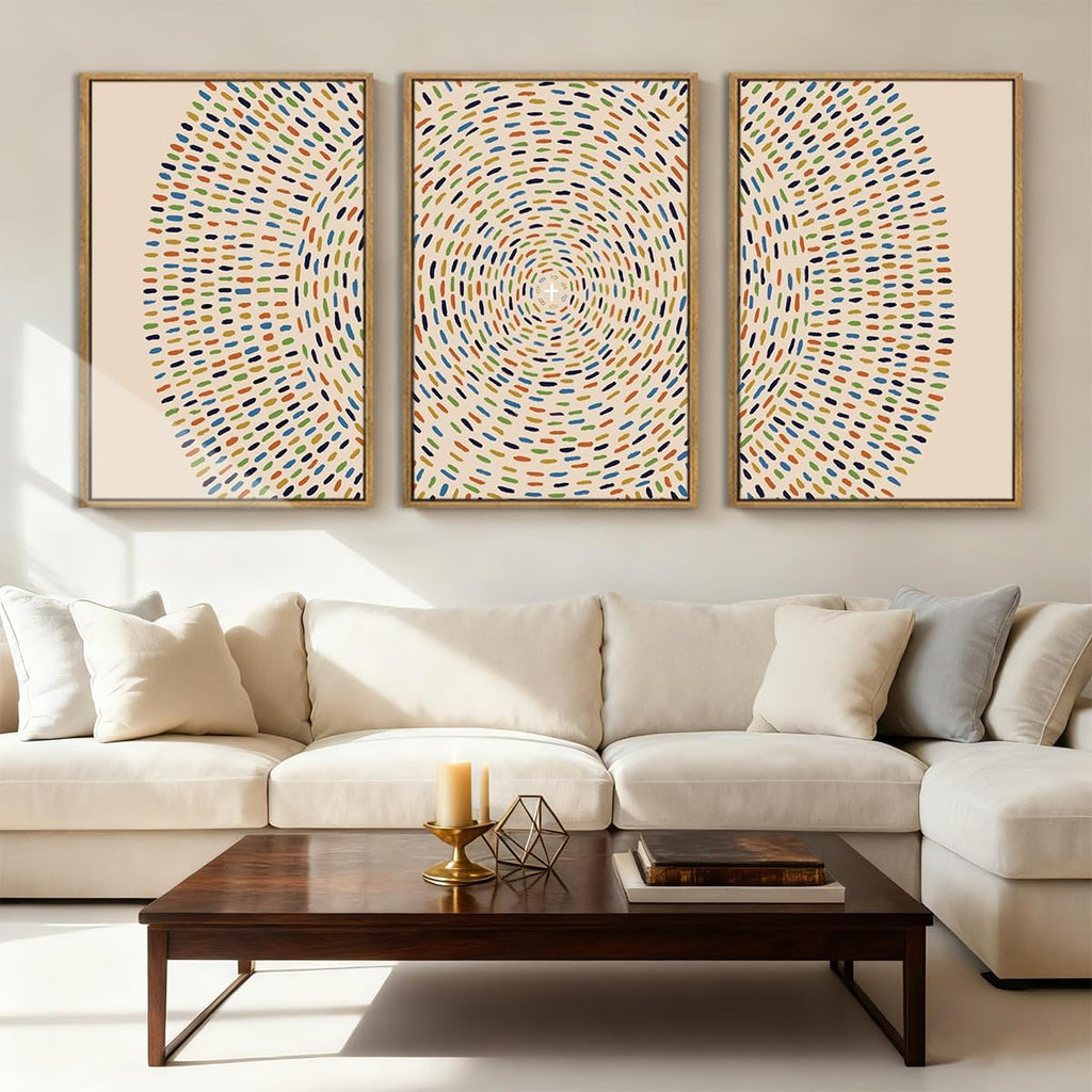 Anyzal Extra Large Jesus Feeds the 5000 Framed Wall Art 24x36 Inch Jesus Christian Canvas Wall Decor Religious Minimalist God Artwork for Living Room Bedroom Set of 3