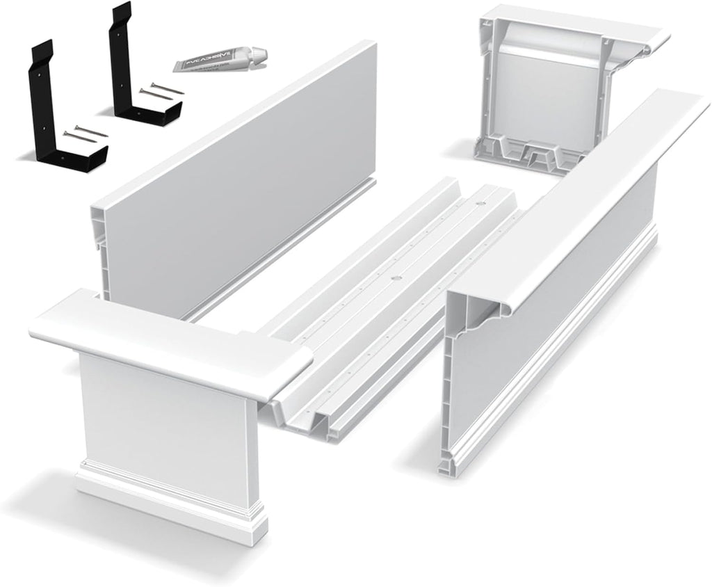 Mayne 4826-W Yorkshire Window Box, 6-Foot, White