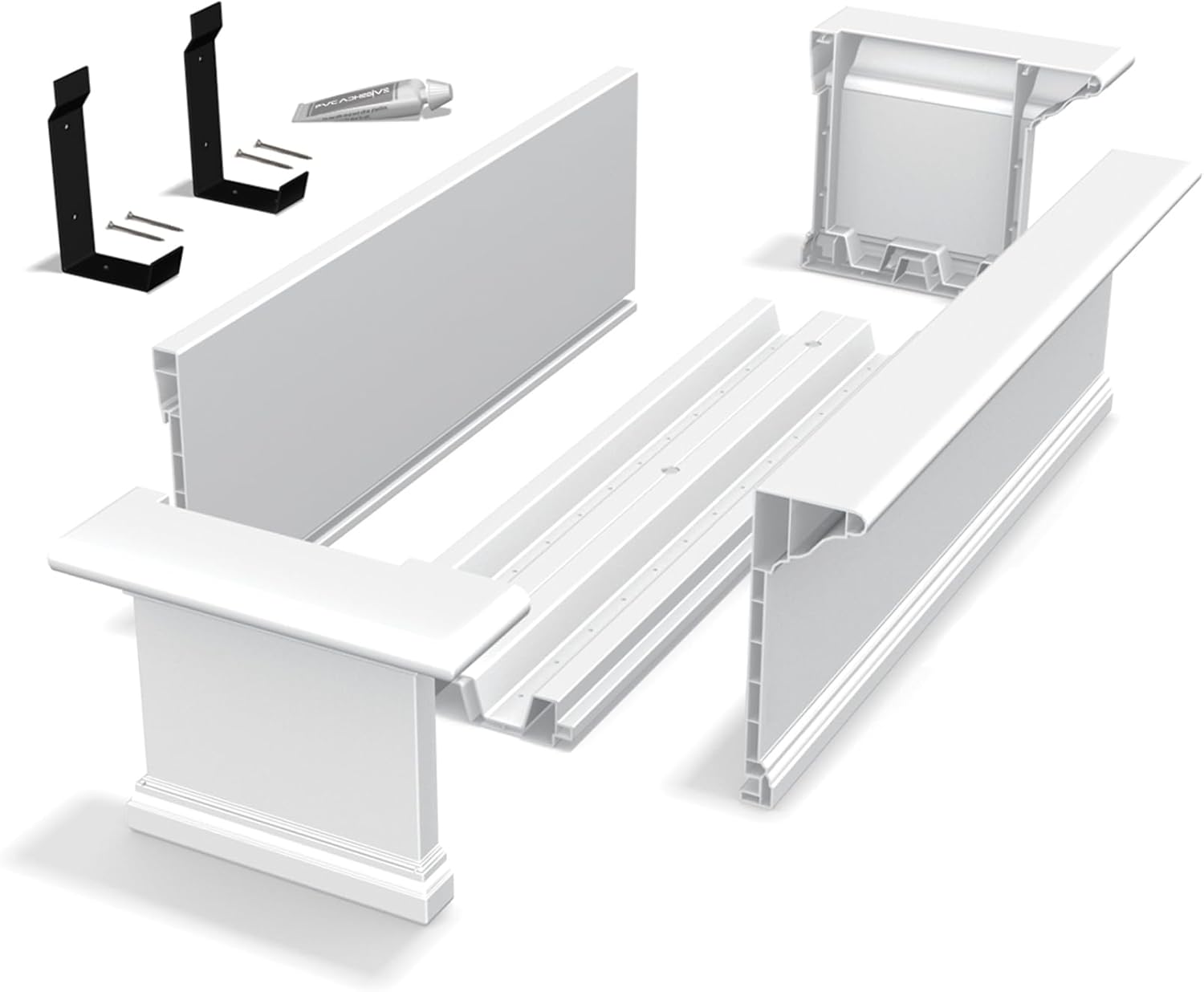 Mayne 4826-W Yorkshire Window Box, 6-Foot, White
