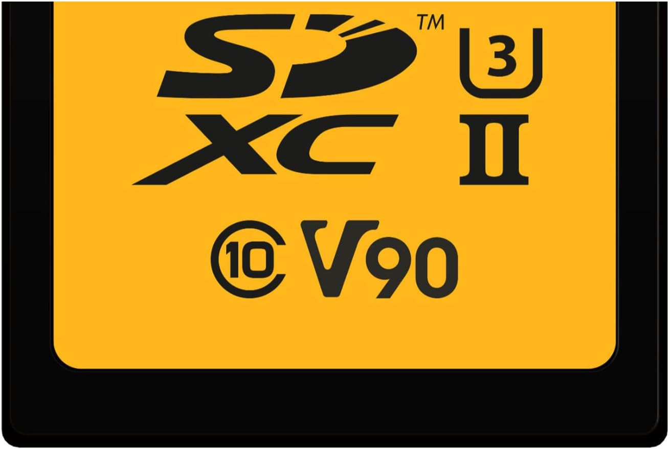 Kodak 128GB UHS-II U3 V90 Ultra Pro SDXC Memory Card - Up to 3000MB/s Read Speed and 270MB/s Write Speed