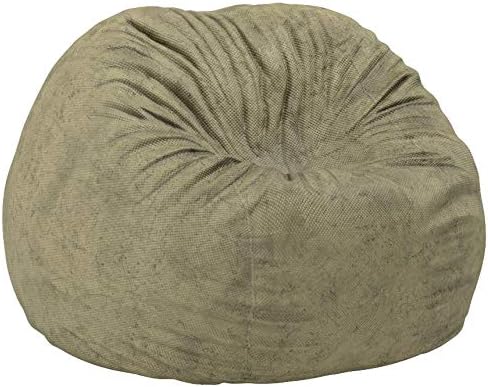 CordaRoy's Chenille Bean Bag Chair, Convertible Chair Folds from Bean Bag to Lounger, As Seen on Shark Tank, Moss - Full Size