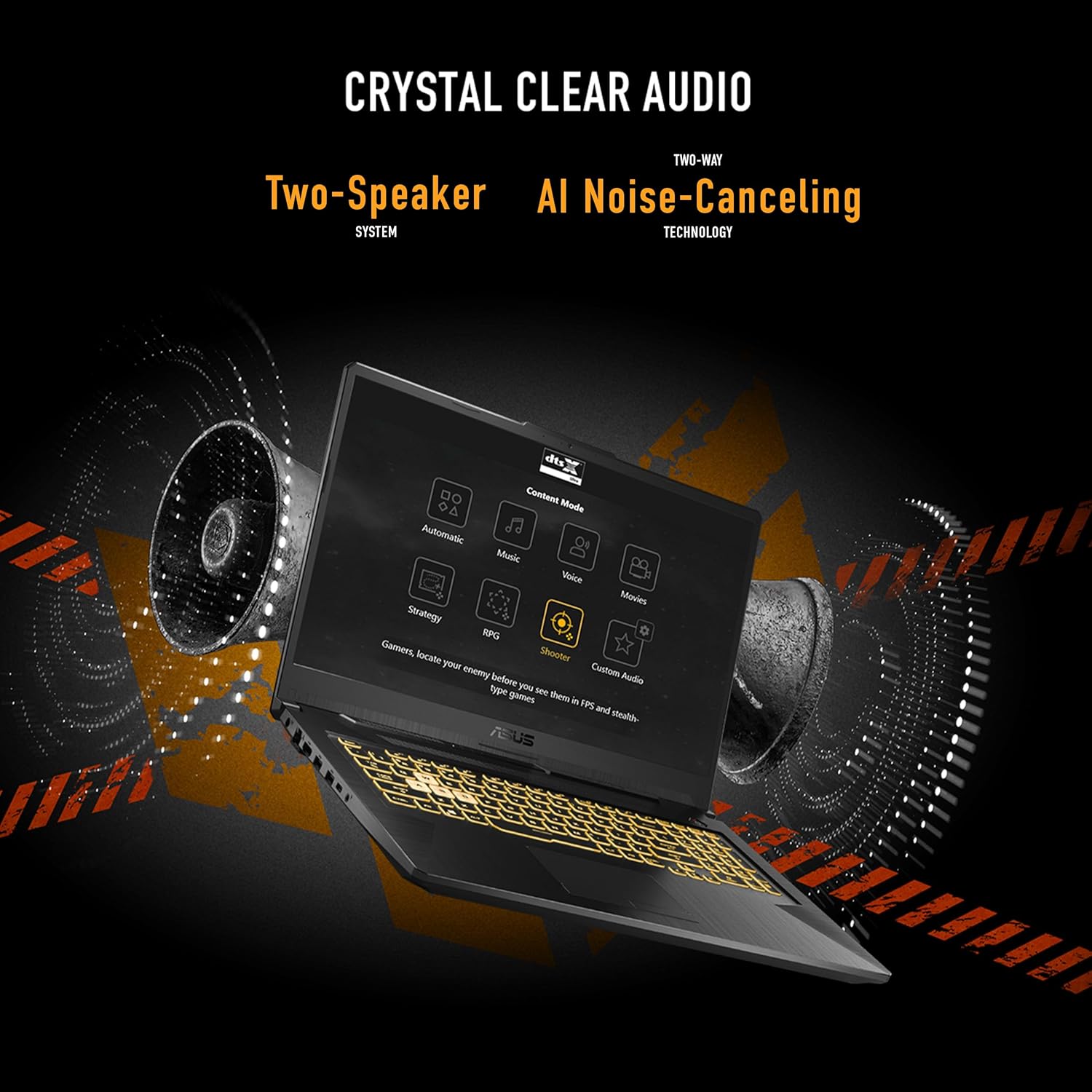 ASUS TUF Gaming A17 (2023) Gaming Laptop, 17.3” FHD 144Hz IPS-Level Display, NVIDIA® GeForce RTX™ 2050, AMD® Ryzen™ 5 7535HS, 86GB DDR5, 512GB PCIe Gen4 SSD, Wi-Fi 6, Windows 11, FA706NF-RS51