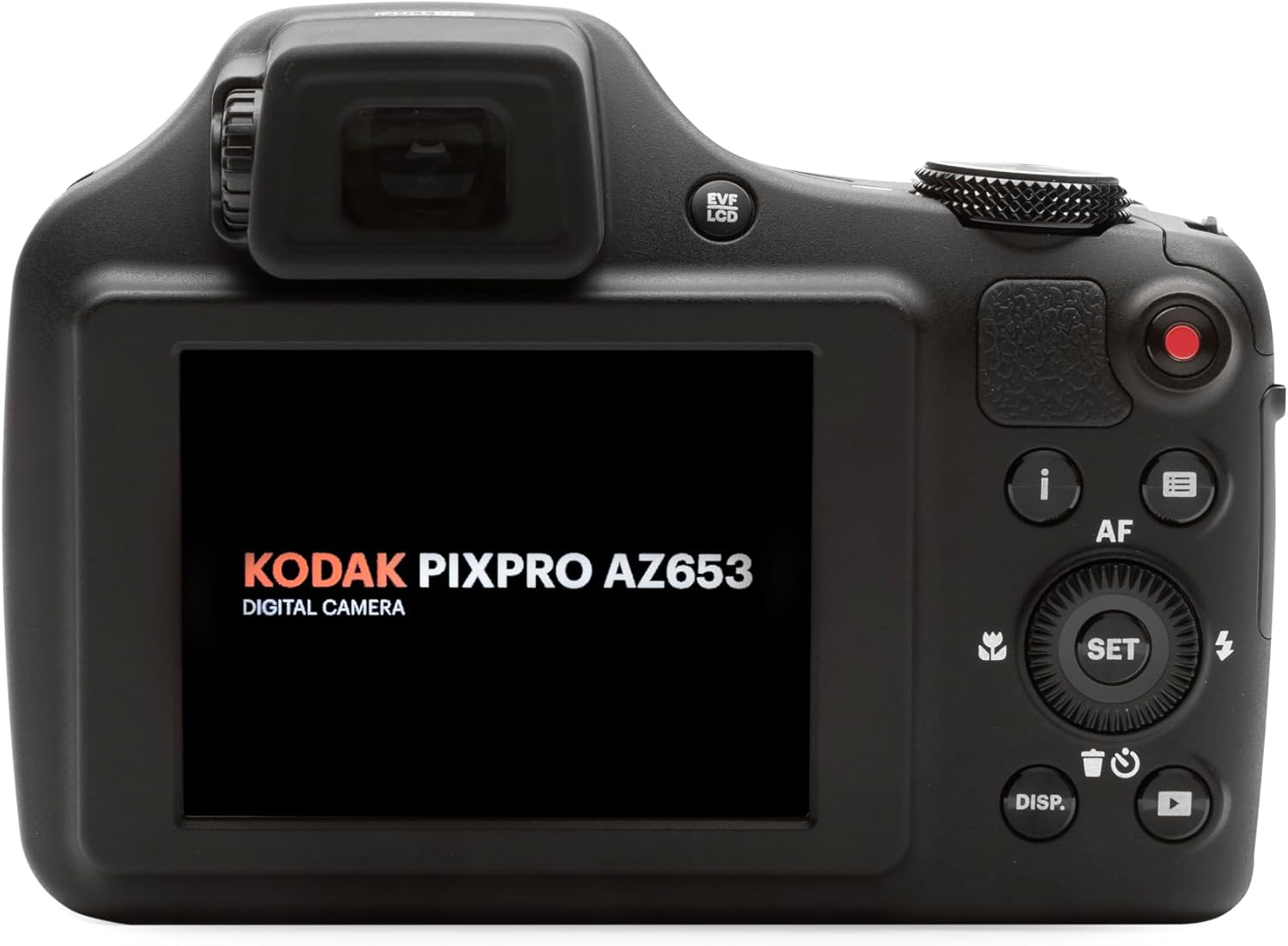 Kodak PIXPRO AZ653 Astro Zoom Digital Camera, 65x Optical with 20MP Sensor, 24mm Wide Angle, 1080p HD Video, OIS, WiFi, Black