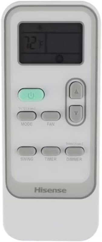 Hisense 12000-BTU DOE 115-Volt White Vented Wi-Fi enabled 550 sq ft. Portable Air Conditioner, Remote control, ConnectLife app - AP1222CW1W (Renewed)