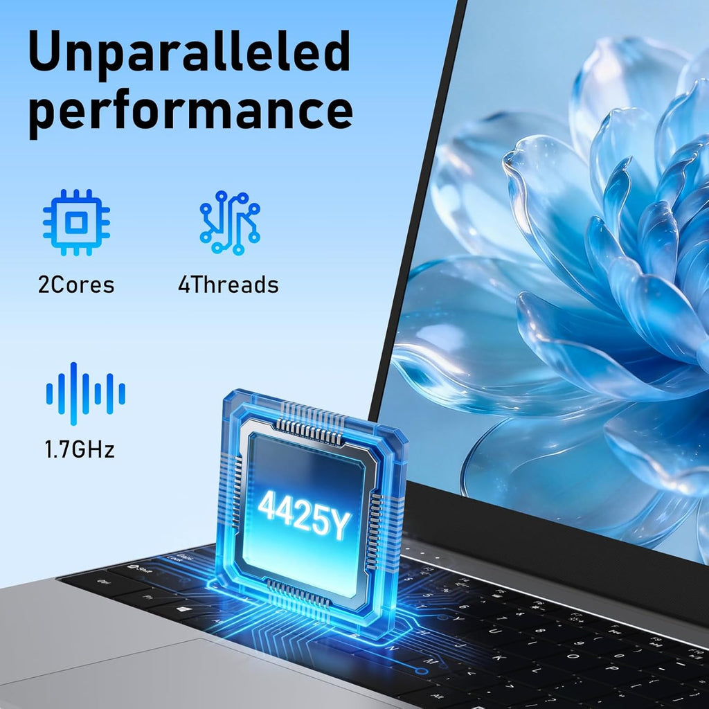 2026 Laptop Computer,15.6 Inch Windows 11 Pro Laptops with Microsoft Office,8GB RAM 256GB SSD,Intel Pentium Process,6H Battery,Mini HDMI,cam|Mic,Portable Thin for College Student Kids Business Work