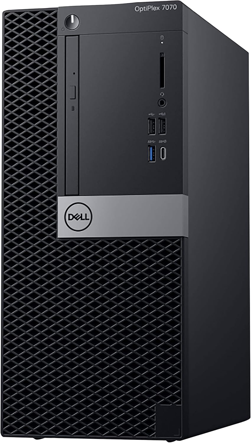Dell Optiplex 7070 Tower Desktop Computer | Intel i7-9700 (3.4) | 32GB DDR4 RAM | 1TB SSD Solid State | Windows 11 Pro | Internal Wi-Fi 6 PCIe Adapter (Renewed)