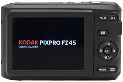 Kodak PIXPRO FZ45 Digital Camera (Red) Bundle with 32GB Class 10 UHS-I U1 SDHC Memory Card and AA High-Performance Alkaline Batteries (4-Pack) (3 Items)