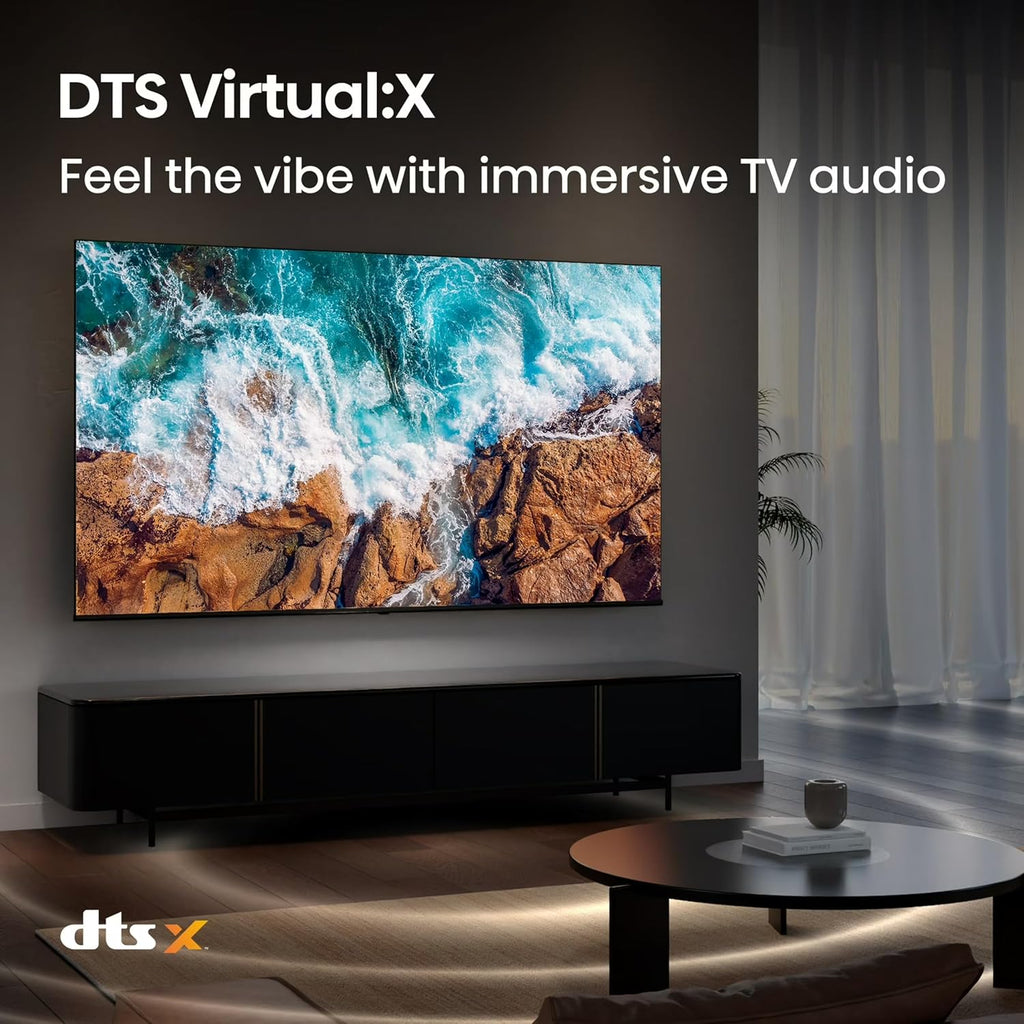 Hisense 50-Inch Class H5 4K UHD HDR Google Smart TV (50H5BG, 2025) Dolby Vision Gaming HDR 10 Motion Rate 120 AI Upscaler DTS Virtual X Game Mode Plus Google Assistant + Free WallMount (Renewed)