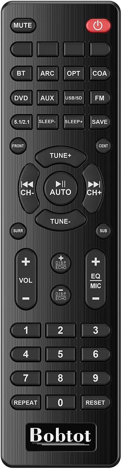 Bobtot Surround Sound Systems 1400 Watts Peak Power Home Theater Speakers - 12" Subwoofer Strong Bass 5.1 Wired Loud Stereo Audio System with ARC Optical Bluetooth Input for TV