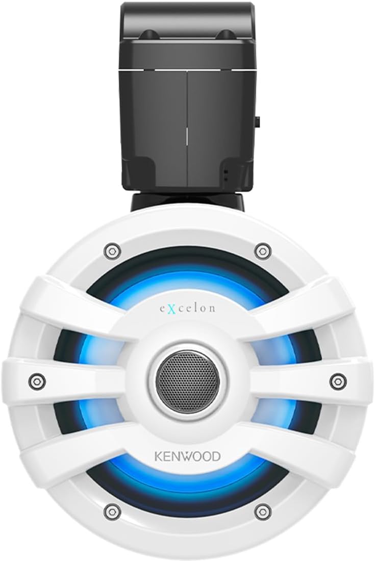 Kenwood XM65TWL 6.5” 2 Way Marine & Powersports Tower Speakers - Pair (White)