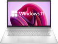 HP Newest Notebook Laptop, 17.3'' Full HD Display, AMD Ryzen 5 5500U Hexa-Core Processor, 16GB RAM, 512GB PCIe SSD, Fingerprint Reader, Wi-Fi, Webcam, HDMI, Windows 11 Home, Natural Silver